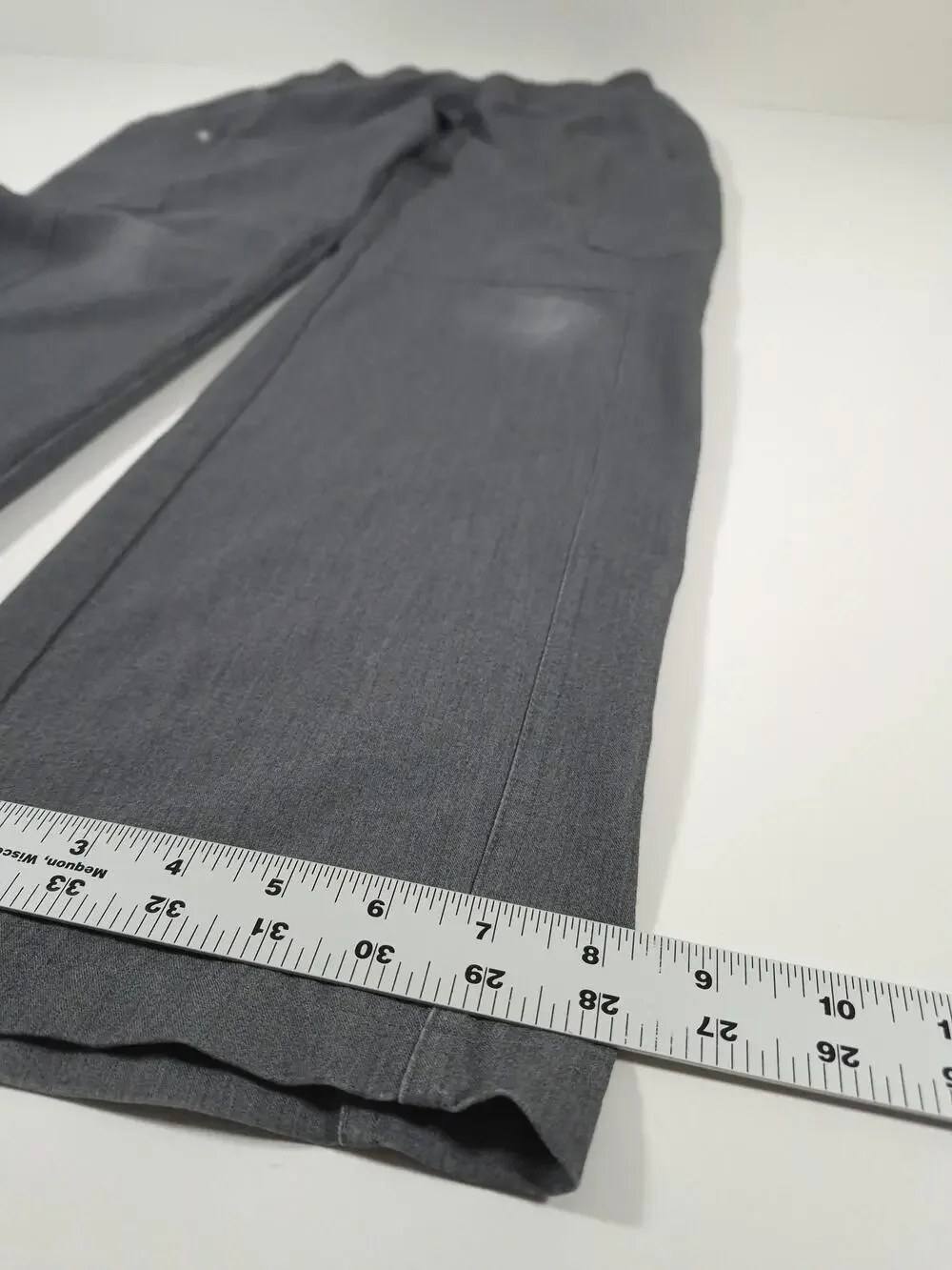 Figs Axim Straight-Leg Scrub Pants Men's Small Gray Nurse Doctor